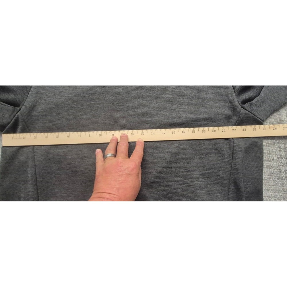 Orvis men's gray black bonded mesh fleece full zip jacket XL pockets outdoor - Picture 14 of 14